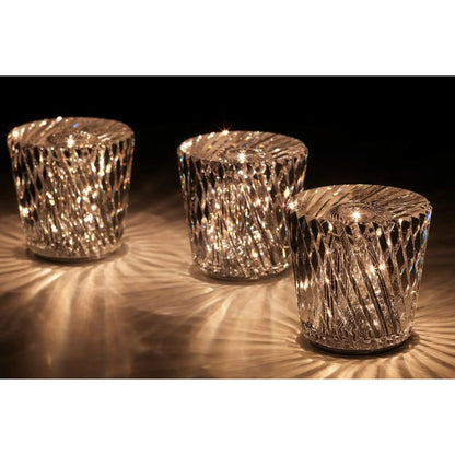 Premium Crystal Glass LED Desk Lamp