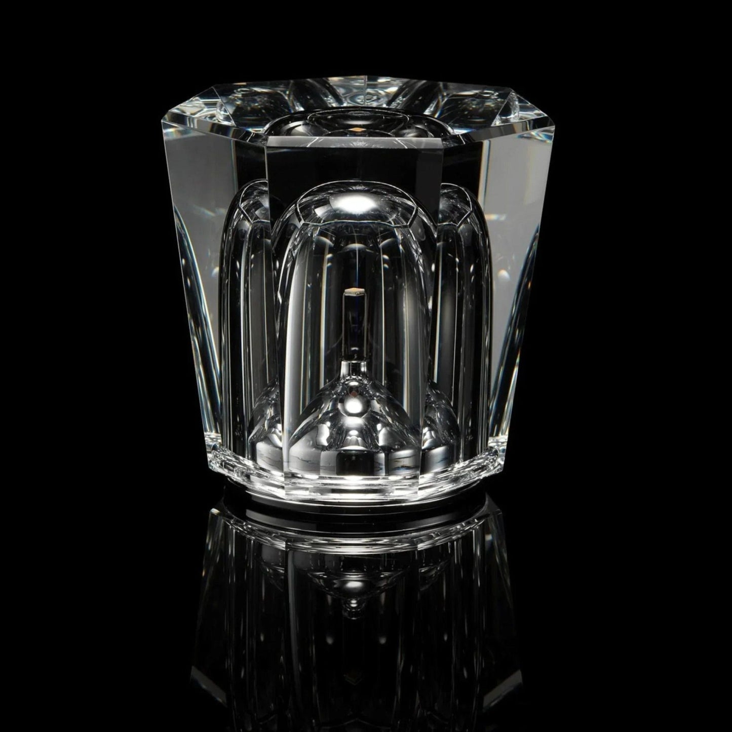 Sparkling Glass Rechargeable Desk Lamp