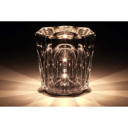 Sparkling Glass Rechargeable Desk Lamp