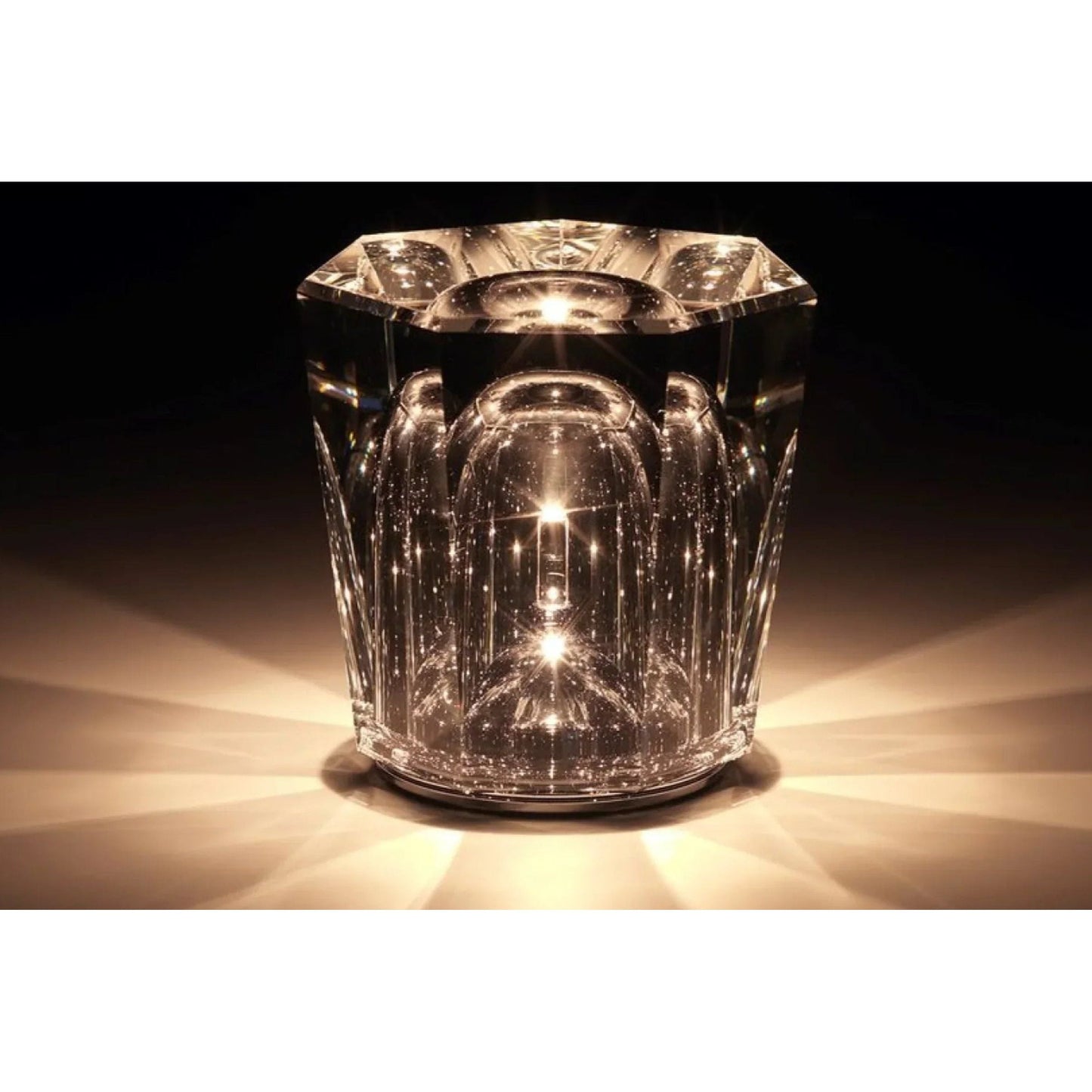 Premium Crystal Glass LED Desk Lamp