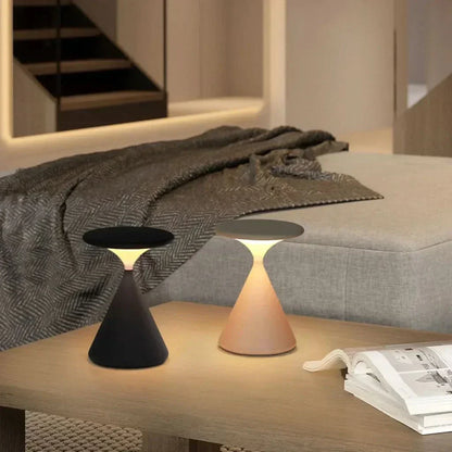 Compact Wireless Desk Lamp with Adjustable Brightness