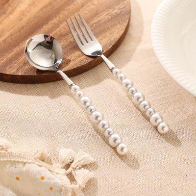 Luxury Pearl Silverware Set – Fine Dining - Cofik
