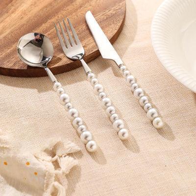 Luxury Pearl Silverware Set – Fine Dining