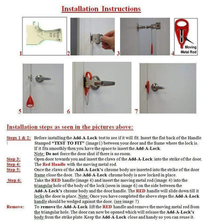 Compact Travel Security Lock