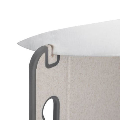 Premium Double Sided Stainless Steel Chopping Board