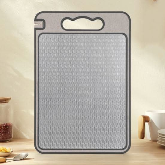Premium Double Sided Stainless Steel Chopping Board