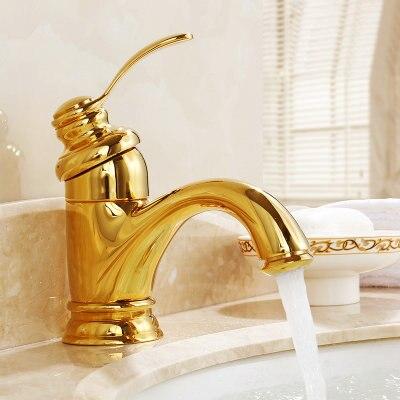 Classic Brass Bathroom Sink Faucet Mixer Tap