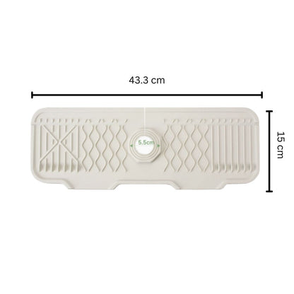 Aqua Slope Rubber Faucet Sink Mat