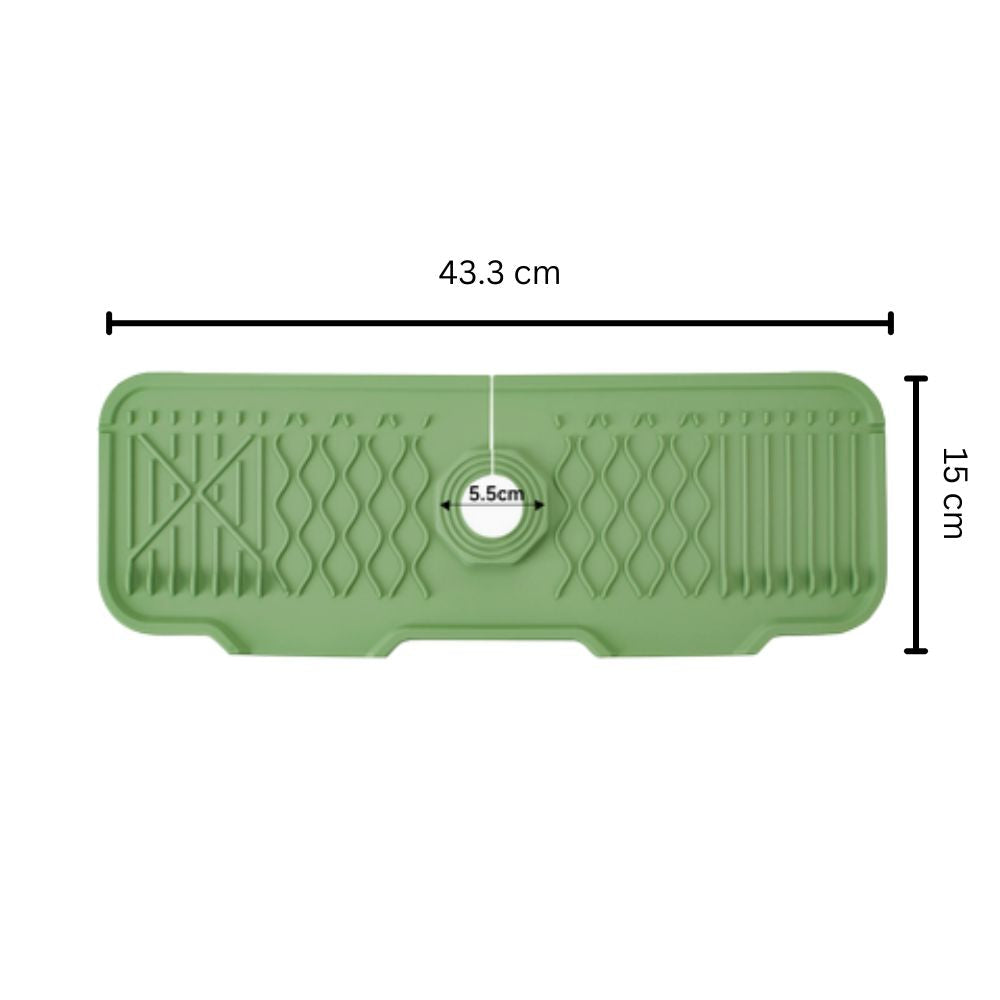 Aqua Slope Rubber Faucet Sink Mat