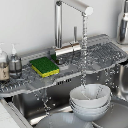Aqua Slope Rubber Faucet Sink Mat