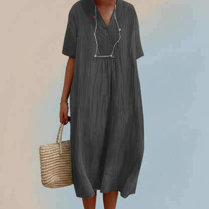 ARIA DRESS - cotton-linen summer dress for ultimate comfort