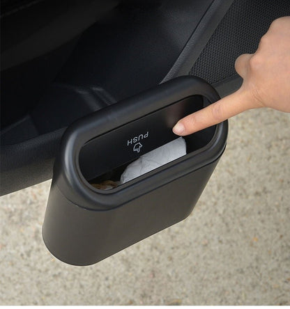 Compact Car Trash Bin - Spacious and Easy Clean