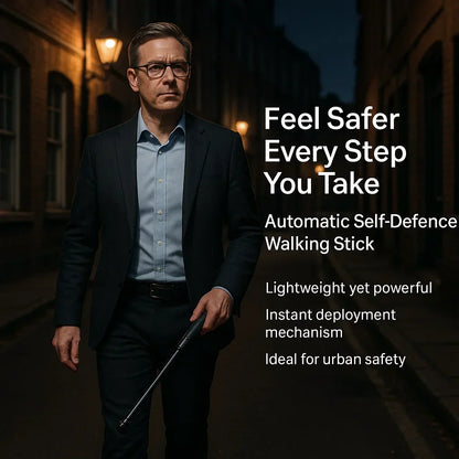 Tactical Folding Walking Stick for Hiking Safety