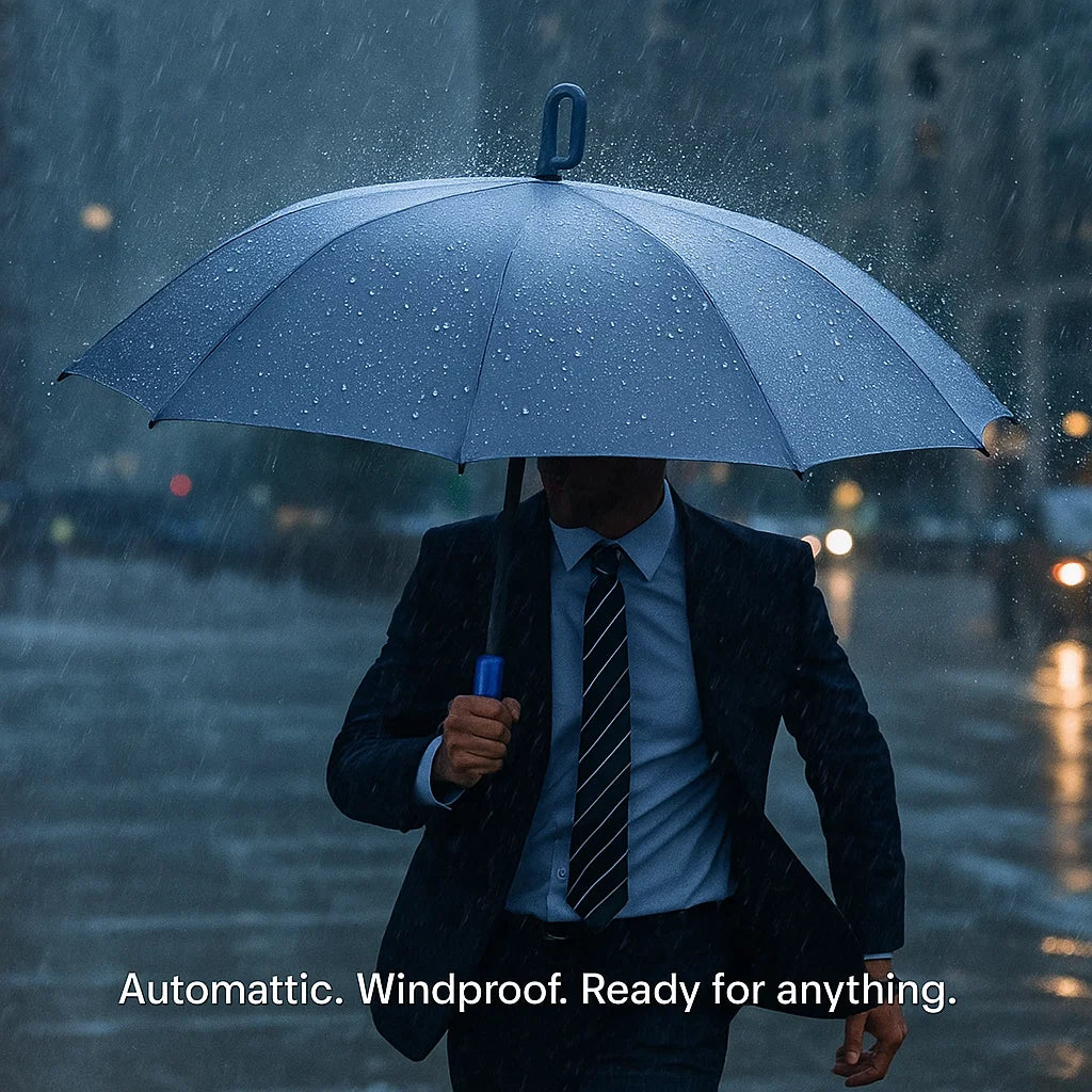 Waterproof Compact Folding Rain Umbrella