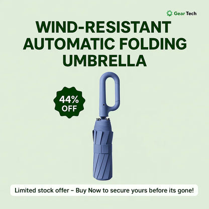 Waterproof Compact Folding Rain Umbrella