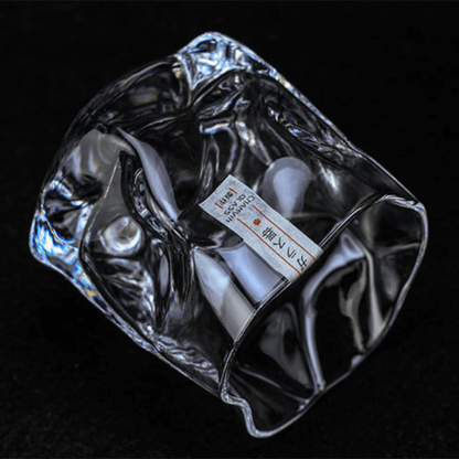 Astra Kiriko Crumple Whisky Glass Edo Craft Artisan