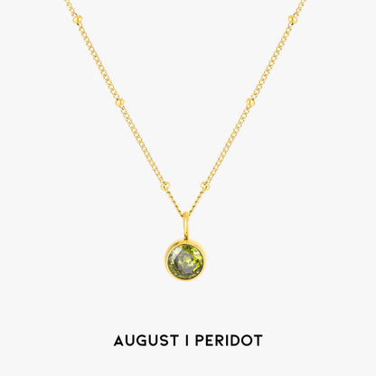 Gemstone Personalized Chain Necklace