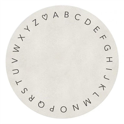 Soft Round Kids Area Rug