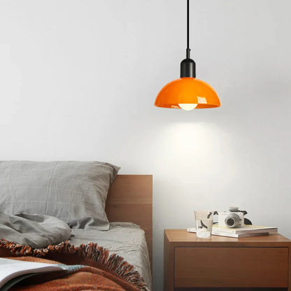 Colorful Glass Pendant LED Ceiling Light Fixture