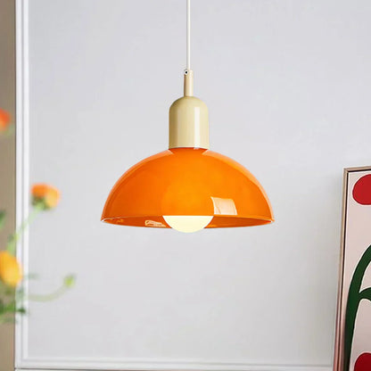 Colorful Glass Pendant LED Ceiling Light Fixture