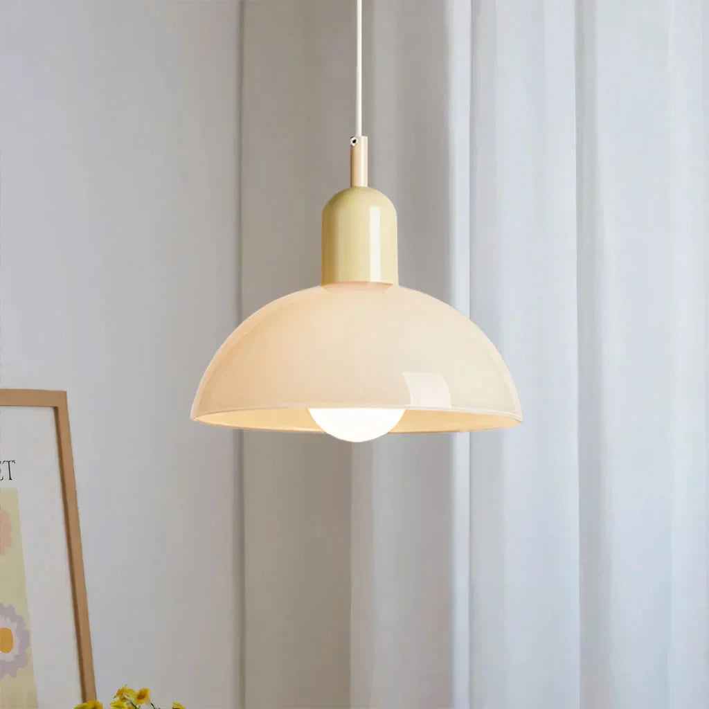 Colorful Glass Pendant LED Ceiling Light Fixture