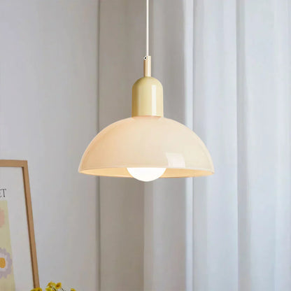 Colorful Glass Pendant LED Ceiling Light Fixture