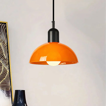 Colorful Glass Pendant LED Ceiling Light Fixture