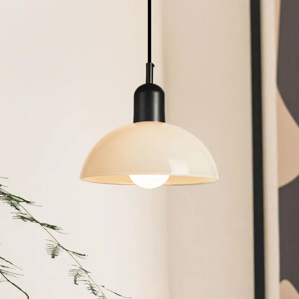 Colorful Glass Pendant LED Ceiling Light Fixture