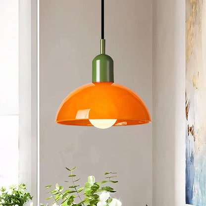 Colorful Glass Pendant LED Ceiling Light Fixture