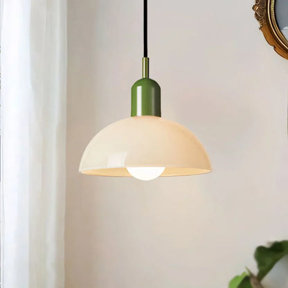 Colorful Glass Pendant LED Ceiling Light Fixture