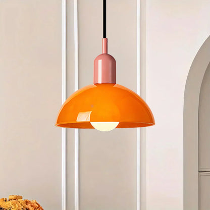 Colorful Glass Pendant LED Ceiling Light Fixture