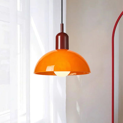 Colorful Glass Pendant LED Ceiling Light Fixture