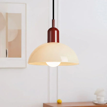 Colorful Glass Pendant LED Ceiling Light Fixture