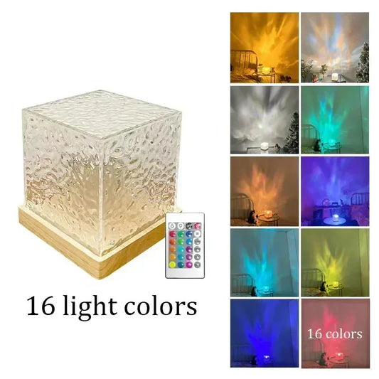 Colorful Ocean Wave LED Night Lamp - Cofik
