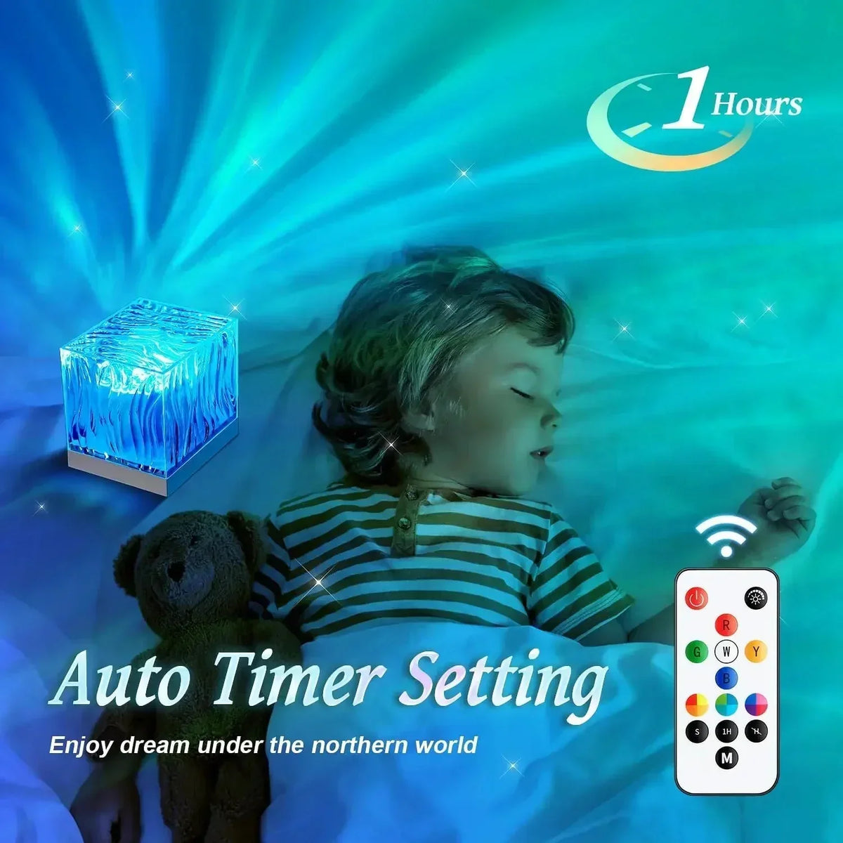 Colorful Ocean Wave LED Night Lamp