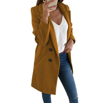 AUROZA – An Elegant Long Blazer Coat