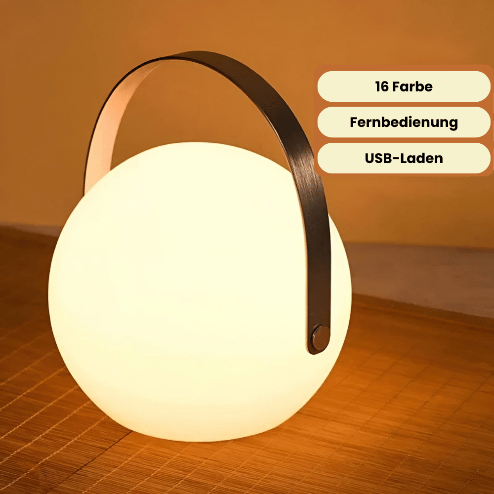 Compact Outdoor LED Table Light with Remote