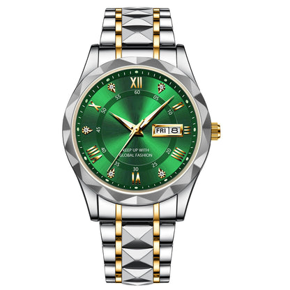 Waterproof Stainless Steel Quartz Men's Sports Watch