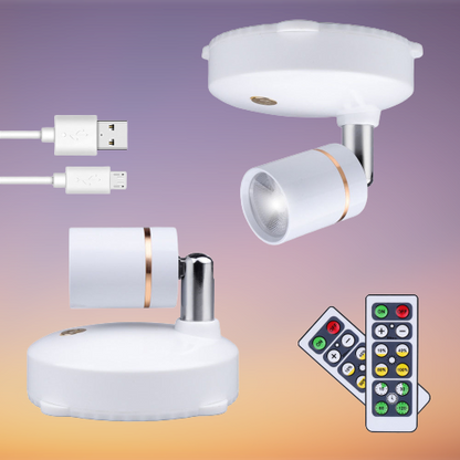 Bright Portable LED Spotlight with Remote - Cofik