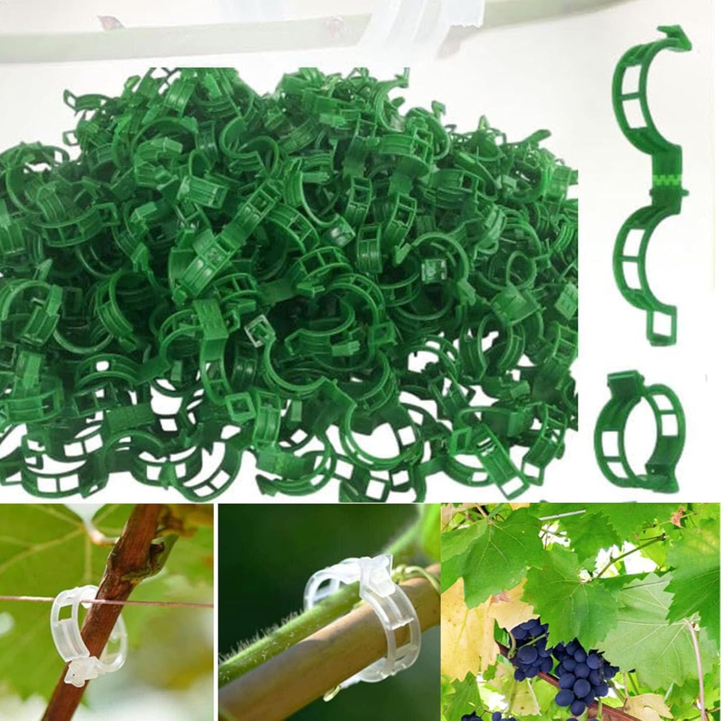 Easy Plant Tomato Holders, Garden Trellis Clips