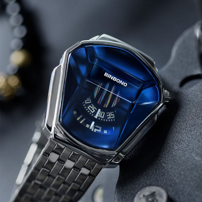 Men's Luxury Quartz Diamond Watch