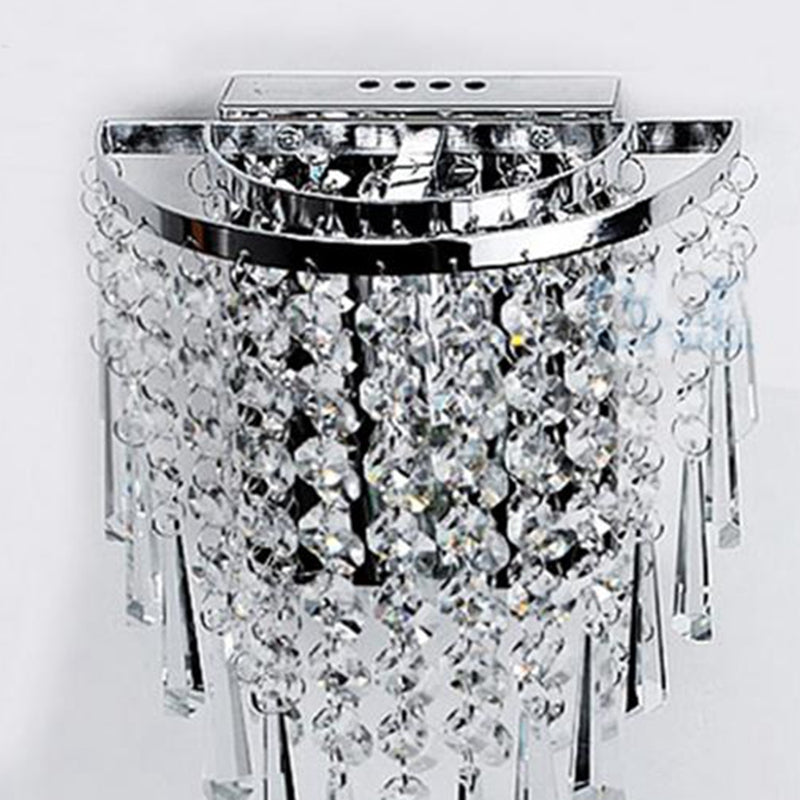 Luxury Glass Drop Crystal Wall Lamps