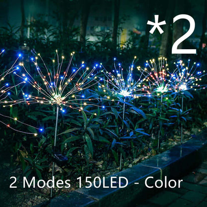 Outdoor Solar String Lights Copper Wire Fairy Lights