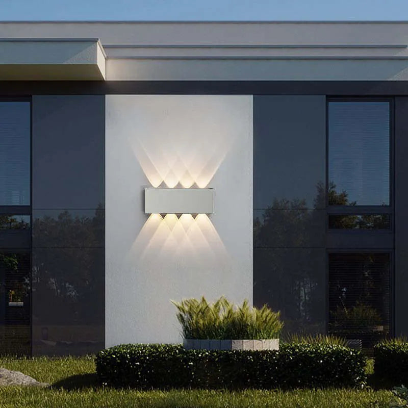 Slim Waterproof Outdoor LED Wall Light