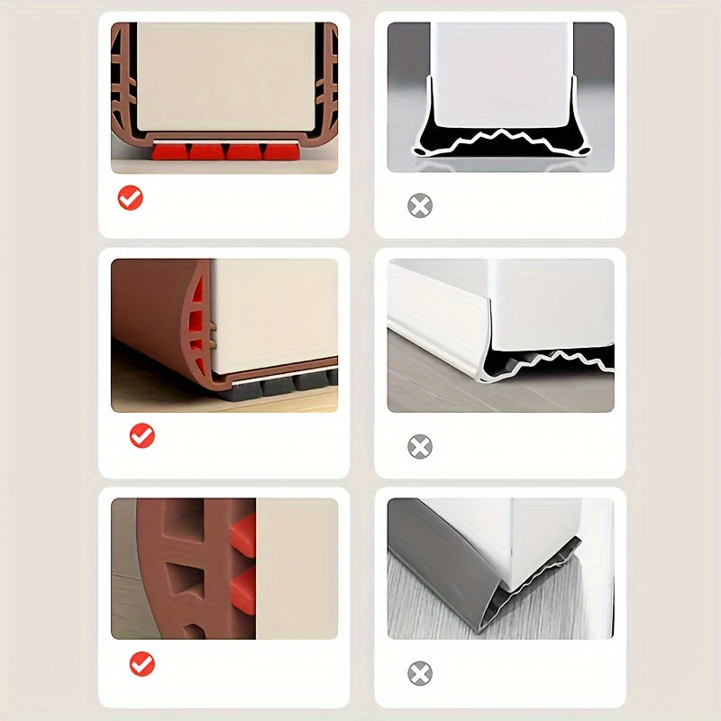 Thermal Door Stopper Adjustable for Draft Blocking