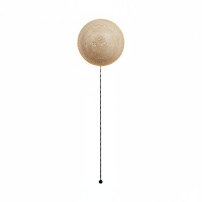 Natural Stone Round LED Wall Light