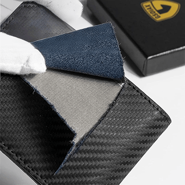 Thin Leather Mens Wallet with RFID Blocking