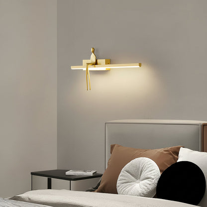Luxury Copper LED Wall Light Fixture