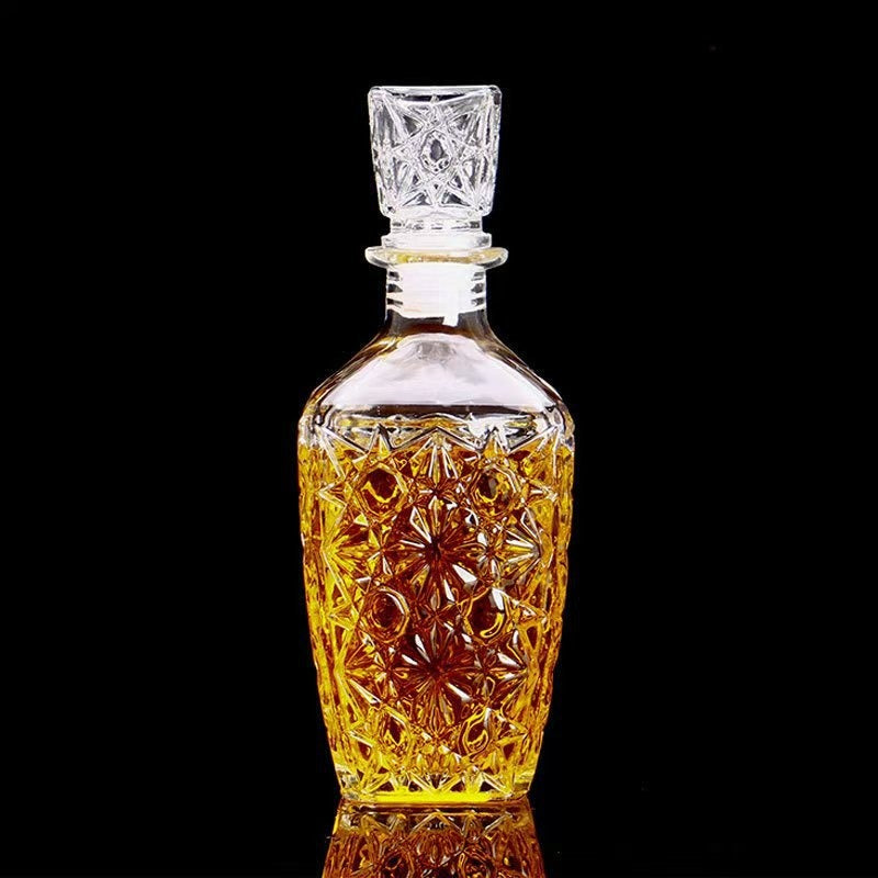 Small Antique Glass Wine Decanter