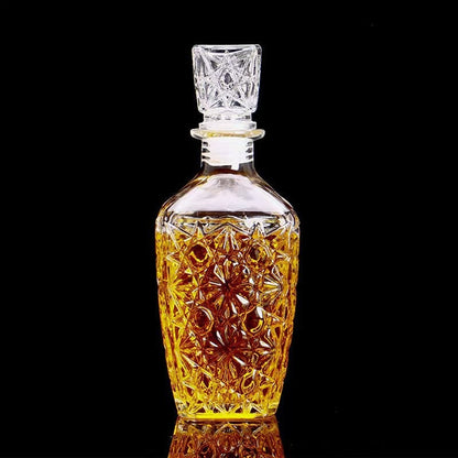 Small Antique Glass Wine Decanter